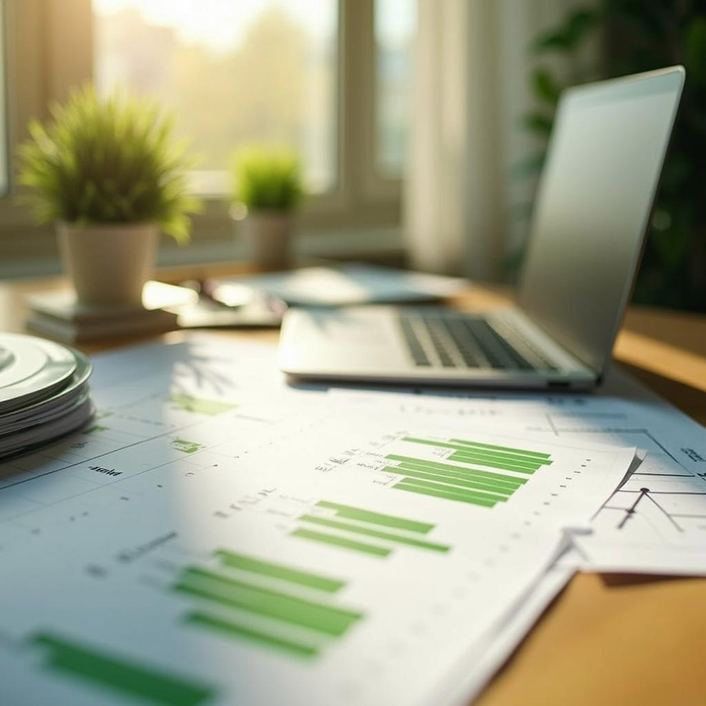 Dokumente auf einem Schreibtisch