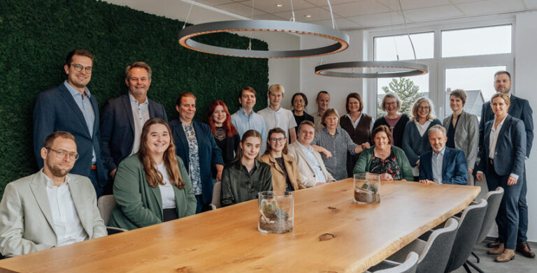 Gruppenfoto des WSG Teams